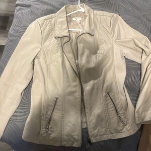 Style & Co. Light Tan Jacket
